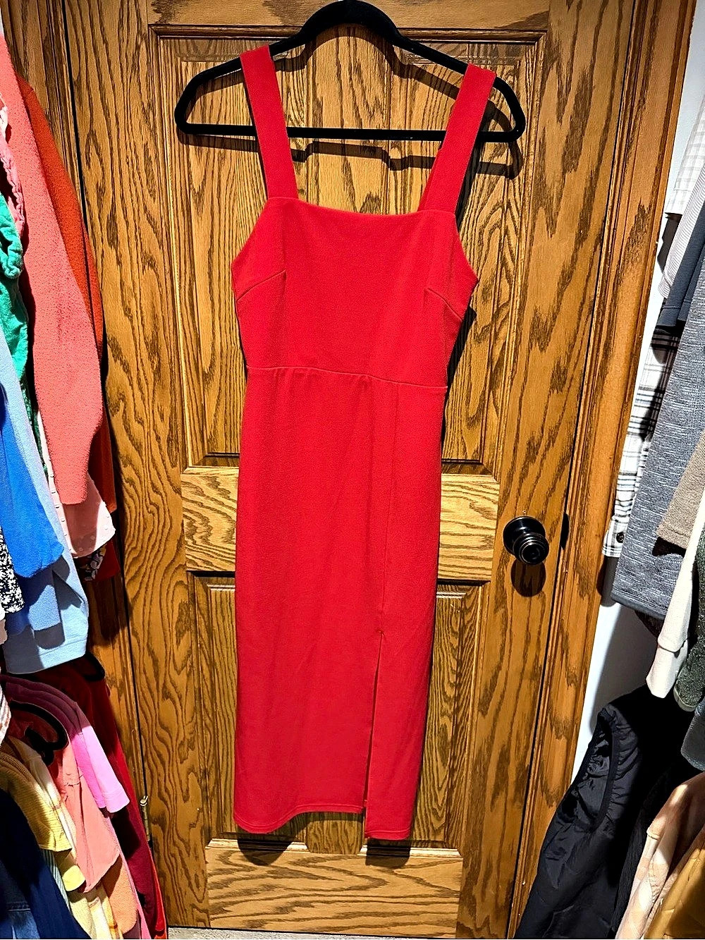 petal + pup Red midi Dress Size 6